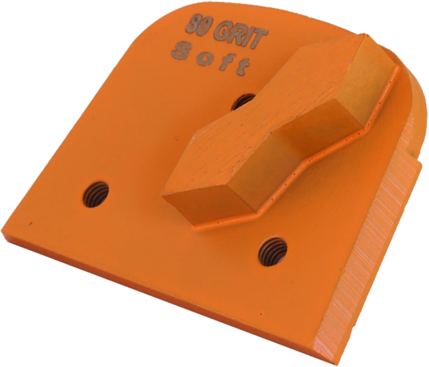 25 Grit Metal Bond – Orange – Single Segment (Medium to Hard Concrete)