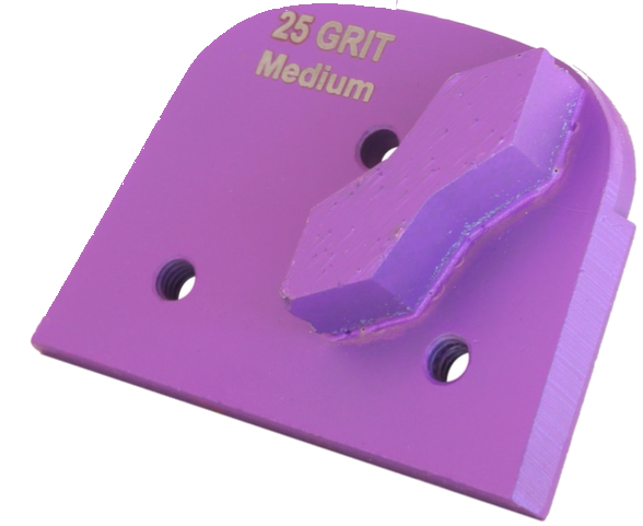16 Grit Metal Bond – Purple – Single Segment (Soft to Medium Concrete)